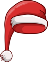 Santa hat clipart design illustration png