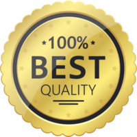 Premium quality golden emblem clipart design illustration png