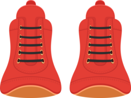 ilustración de diseño de imágenes prediseñadas de zapatos de boxeo