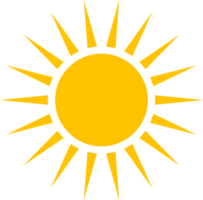 ilustração de design de clipart de conjunto de ícones de sol png