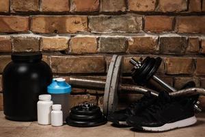 Sports equipment and supplement photo