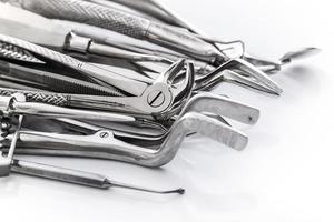 Closeup of Dental tools photo