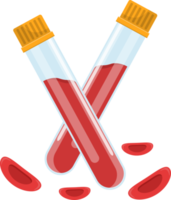 illustration de conception de clipart de test sanguin png