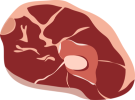 Ilustración de diseño de imágenes prediseñadas de carne fresca png