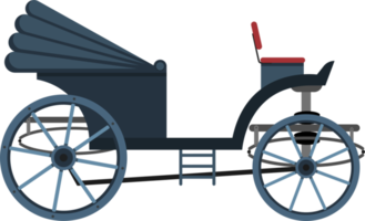 illustration de conception de clipart chariot rétro