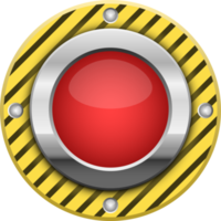 Panic button clipart design illustration png