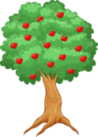 Ilustración de diseño de imágenes prediseñadas de árbol png