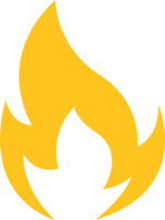 Fire icon clipart design illustration png
