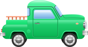 ilustración de diseño de imágenes prediseñadas de coche retro pick-up png