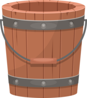 Realistic bucket clipart design illustration png