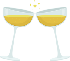 Champagne clipart design illustration png