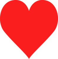 ilustração de design de clipart de conjunto de coração vermelho png