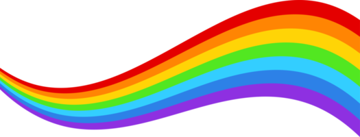 ilustración de diseño de imágenes prediseñadas de arco iris png