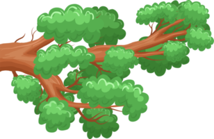 Ilustración de diseño de imágenes prediseñadas de rama de árbol png