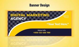 Business Banner Design Vector Template. Modern Layout Design. Corporate Banner