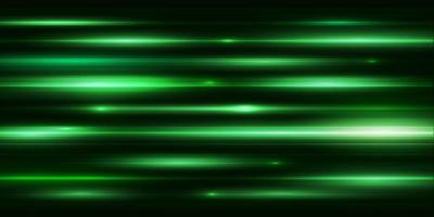 Modern abstract high-speed green light effect. Technology futuristic dynamic motion. Movement pattern for banner, poster, template design. Vector EPS10.