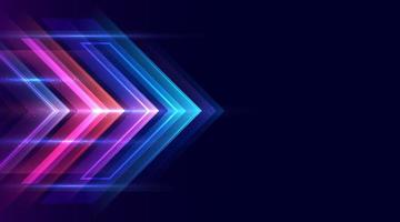 Modern abstract arrows. Colourful dynamic motion. Technology movement pattern for banner or poster design. Vector EPS10.