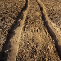 wheel tracks, close up photo