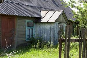 wooden house, close up photo