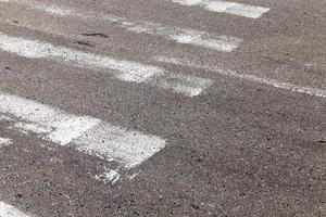 Pedestrian crossing, close up photo