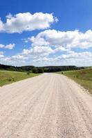 Summer landscape, road photo