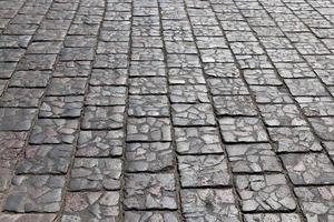 Stone  paved road photo