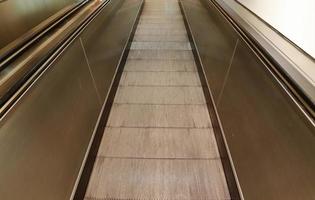 Escalator in a low angle view photo