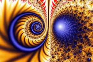 Floral patterns found in the infinite mathematical mandelbrot set fractal photo