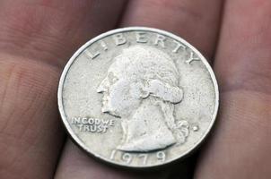 twenty five American cents photo