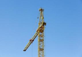 one construction metal crane photo