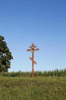 Orthodox cross field photo