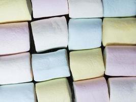 multi colored sweet soft marshmallow photo