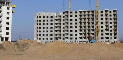 construction of residential buildings photo