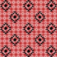 seamless pattern red geometric ethnic background vector