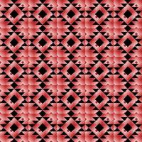 seamless pattern red geometric ethnic background vector