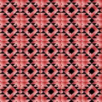 seamless pattern red geometric ethnic background vector