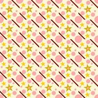 seamless pattern with yellow stars vector