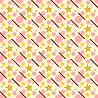 seamless pattern with yellow stars vector