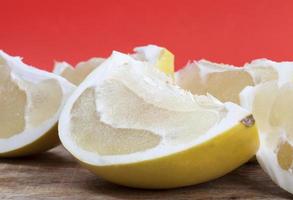 very sweet pomelo fruit photo