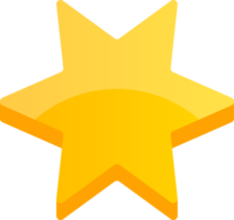 ilustração de design de clipart de estrelas douradas png