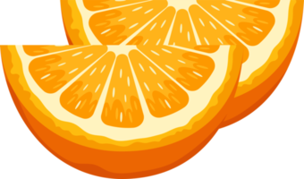 deliziosa illustrazione clipart di frutta arancione png