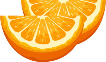 läcker orange frukt clipart design illustration png