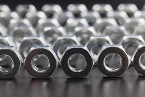 steel fasteners bolt nuts photo