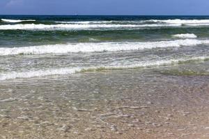 beautiful Baltic sea in August 2019 photo