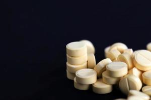 yellow tablets for flu diseases photo