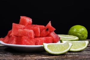 red sweet watermelon photo