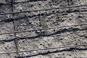 part of the reinforced concrete pedestrian road photo