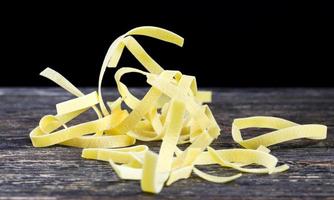 wheat pasta, close up photo