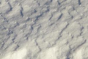 Photo snow, close-up