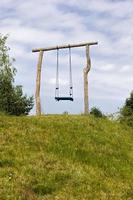 ordinary wooden swing photo